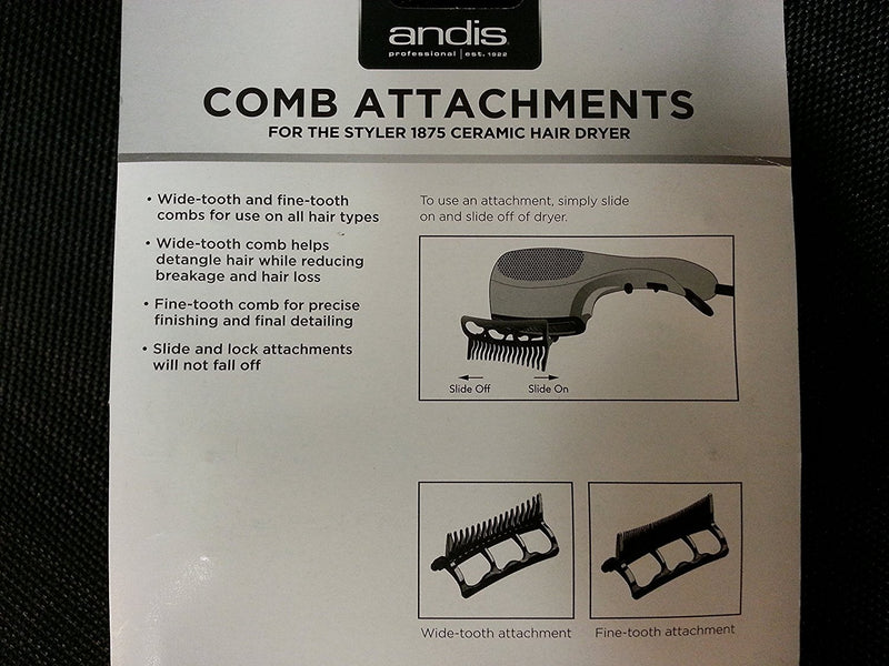 [Australia] - Andis Company 85030 Replacement Combs/85020, Black 