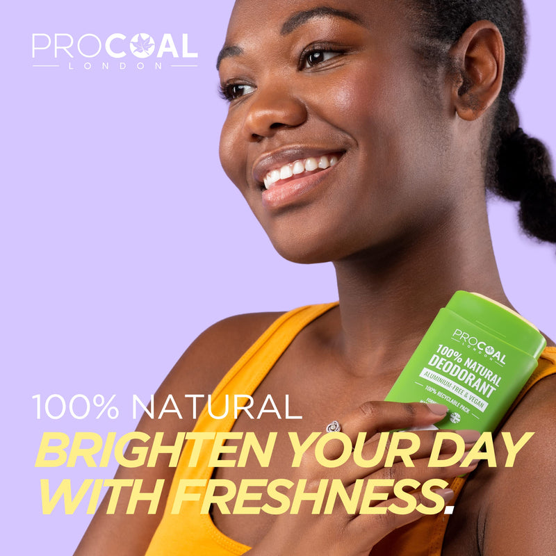 [Australia] - 100% Natural Deodorant Stick by Procoal - 100% Recyclable Pack, Aluminium Free, Baking Soda Free Deodorant For Women & Men, Cruelty-Free, Made in UK 