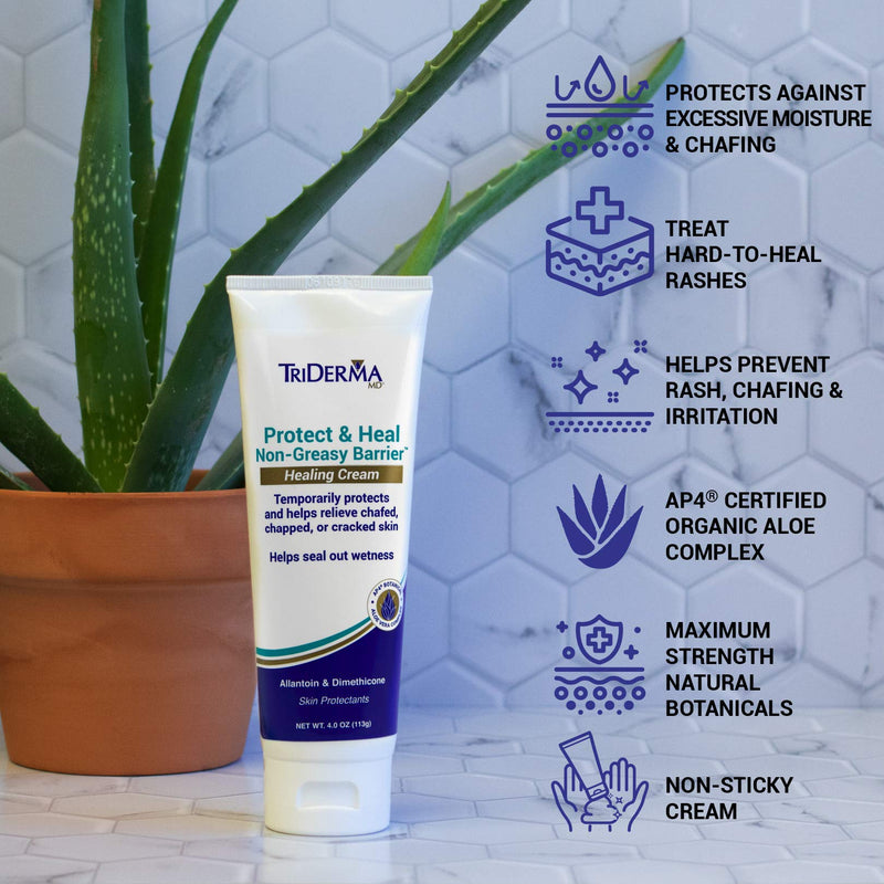 [Australia] - TriDerma Protect & Heal Non-Greasy Barrier Healing Cream, 4 Ounces 