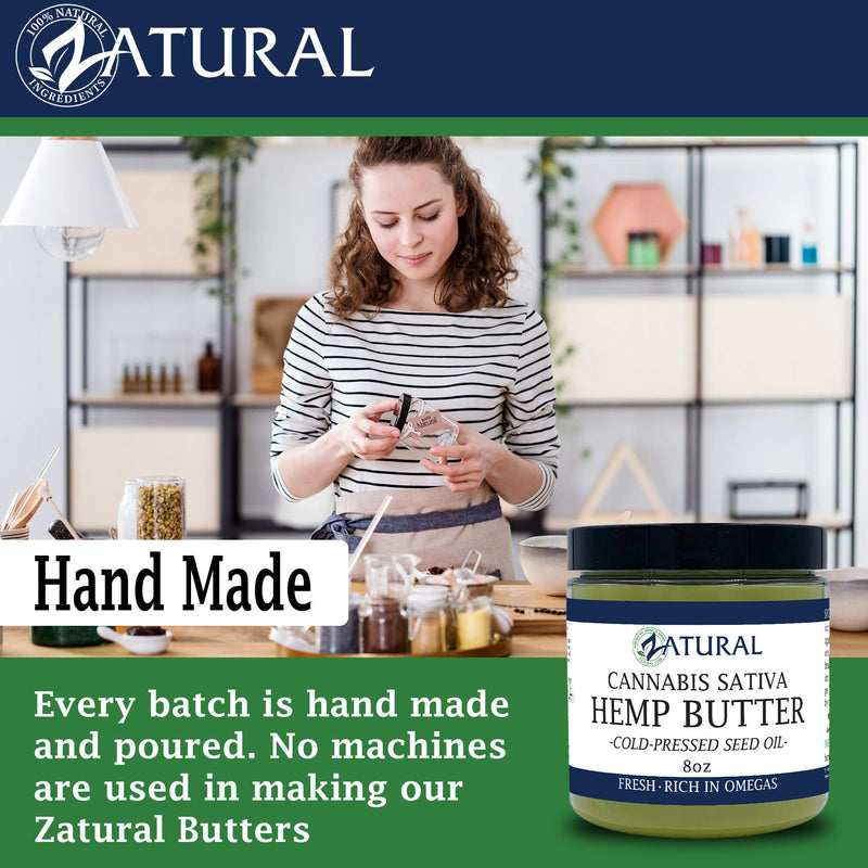 [Australia] - HEMP BUTTER | 100% Natural, Raw, Handcrafted, Vegan Butter (1 8oz) 8 Ounce (Pack of 1) 