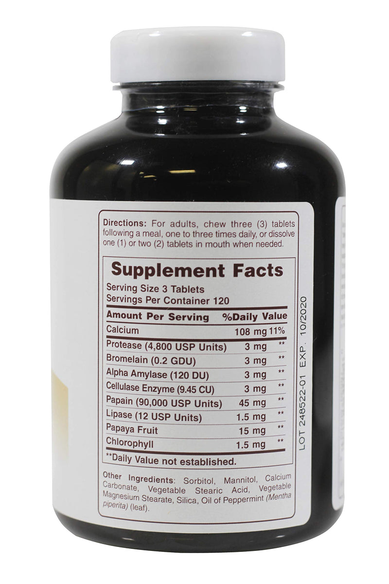 [Australia] - American Health - Super Papaya Enzyme Plus Chewable High Potency - 360 Chewable Tablets 