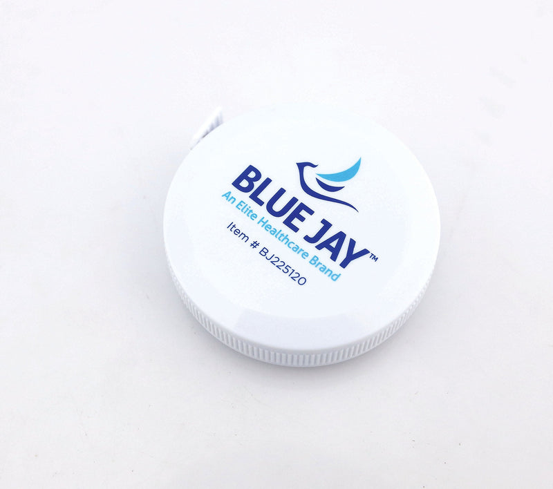 [Australia] - Blue Jay Measure It Tape Measure, Push Button Retractable 6 ft. Fiber Glass Tape Measure with Gulick Spring, Accurate Calibration in Inches and Centimeters, Tape Reels 