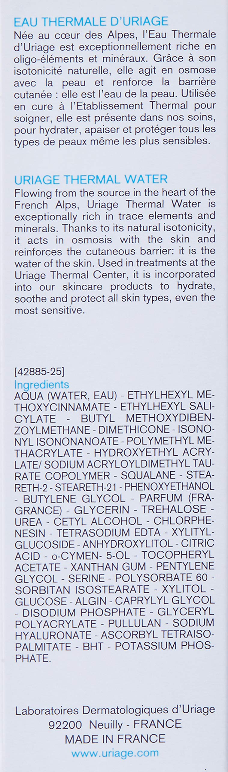 [Australia] - Uriage Eau Thermale Light Water Cream 40ml SPF 20 