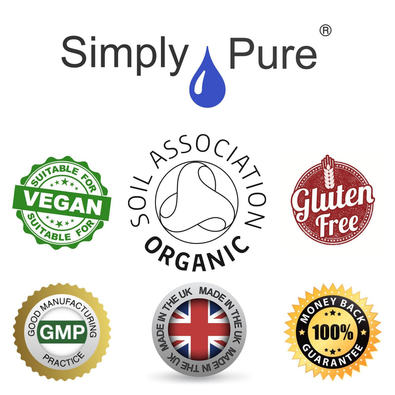 [Australia] - Simply Pure Organic Green Coffee Capsules x 90, 100% Natural Soil Association Certified, 500mg, Gluten Free, GM Free and Vegan. 