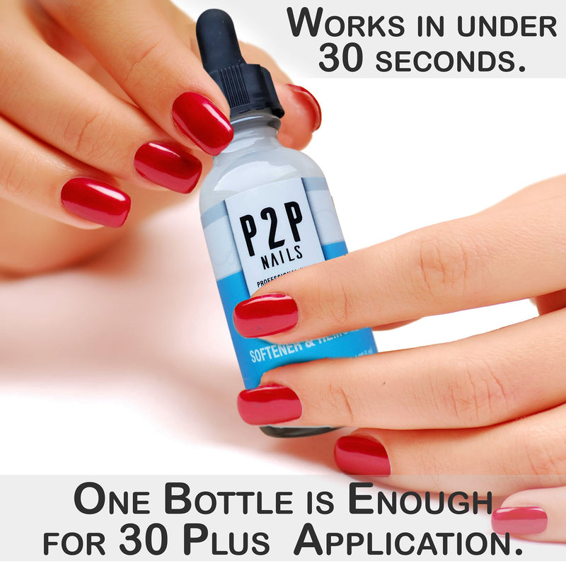 [Australia] - P2P Cuticle Softener & Remover - Professional Pedicure & Manicure Nail Cuticle Repair Care Treatment - Instantly Removes Dead Skin 
