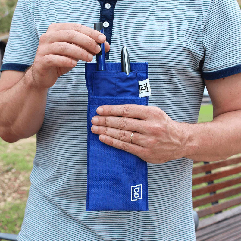 [Australia] - Glucology Insulin Cooling 2 Pen Pouch | No Ice Pack or Batteries Needed | New Innovative Technology | Perfect for Travel | Duo Pen Pouch, Black 