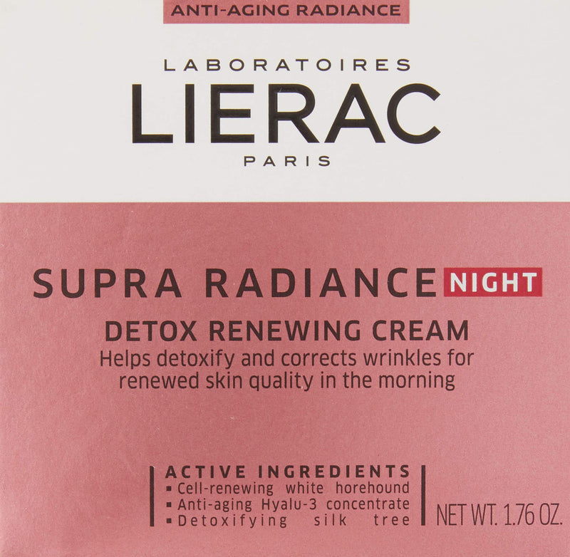 [Australia] - Lierac Supra Radiance Detox Renewing Cream 50ml Night 