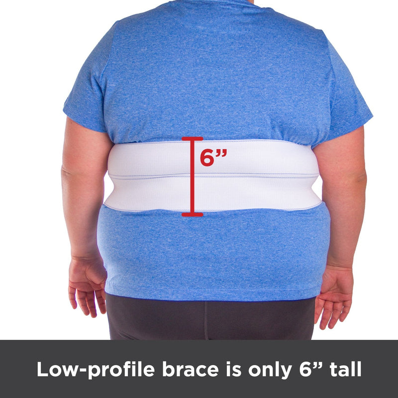 [Australia] - BraceAbility Broken Rib Brace | Elastic Chest Wrap Belt for Cracked, Fractured or Dislocated Ribs Protection, Compression and Support (Unisex Plus Size - Fits 55"-75" Chest) 