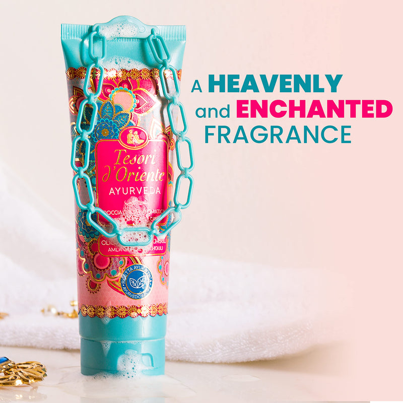 [Australia] - Tesori d'Oriente Shower Gel for Women & Men, Shower Gel Body Wash, Womens Shower Gel, Essential Ingredients for Body Wash & Skin Care - 250 Ml-8.45us Fl Oz- [Italian Import ]--(Ayurveda) Ayurveda 