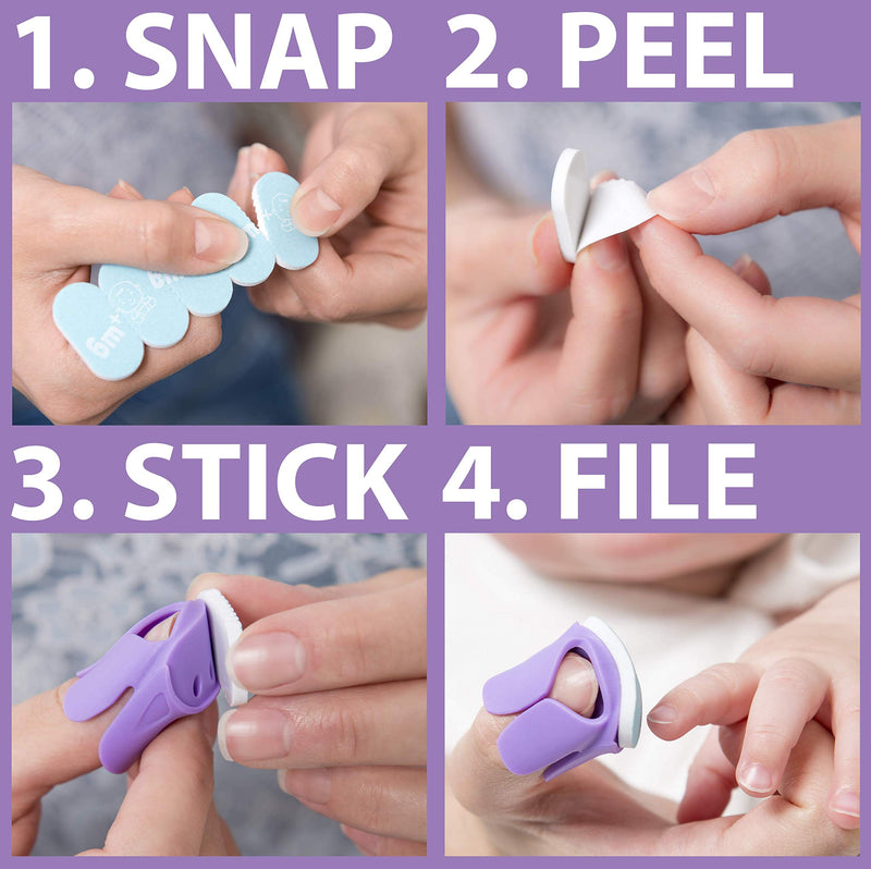 [Australia] - Baby Nails™ - The Wearable Baby Nail File I 6 Months+ Standard Pack - Baby Nail Care Set (6 Months+) 6 Months + 
