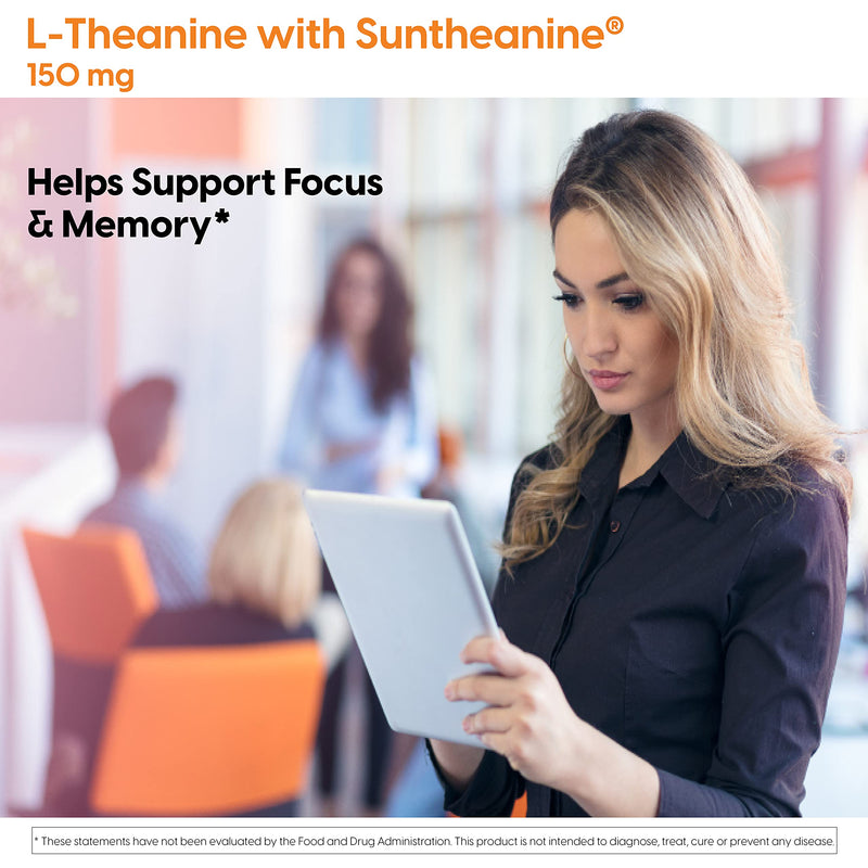 [Australia] - Doctor's Best L-Theanine Contains Suntheanine, Helps Reduce Stress & Sleep, Non-GMO, Gluten Free, Vegan, 150 mg 90 Veggie Caps (DRB-00197) 