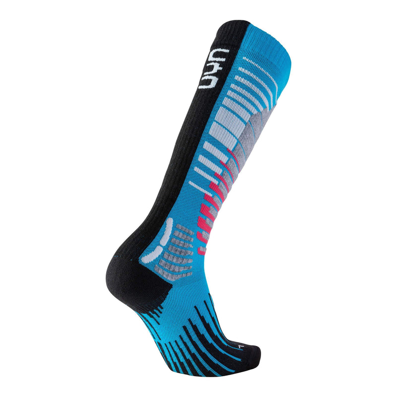 [Australia] - UYN Women's Uyn Lady Ski Snowboard Socks Socks 37-38 Turquoise/Black 