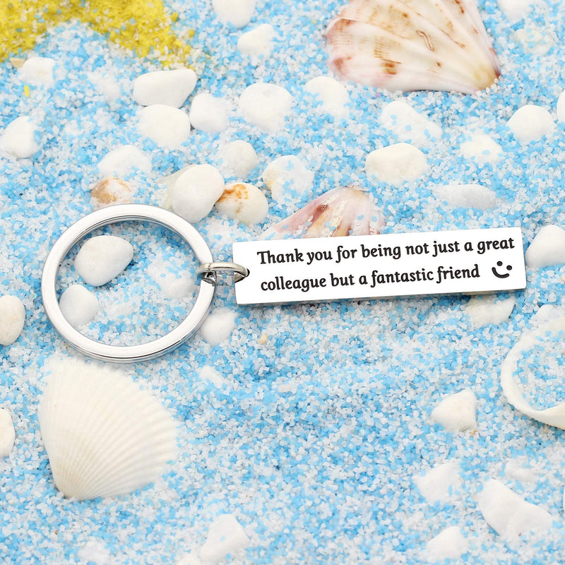 [Australia] - lauhonmin Best Friends Key Chain Friendship Gifts - Thank You for Being not just a Great Colleague but a Fantastic Friend 