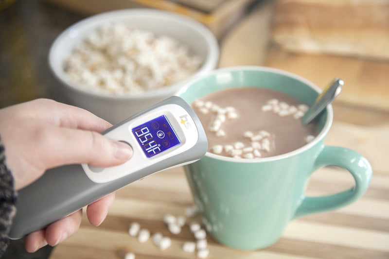 [Australia] - HealthSmart Digital Temporal Thermometer with No Contact Infrared Technology ideal for Babies, Children or Adults with Modes to also Test Temperature of Objects or Air with Alarm and Memory Function Body, Object or Air 