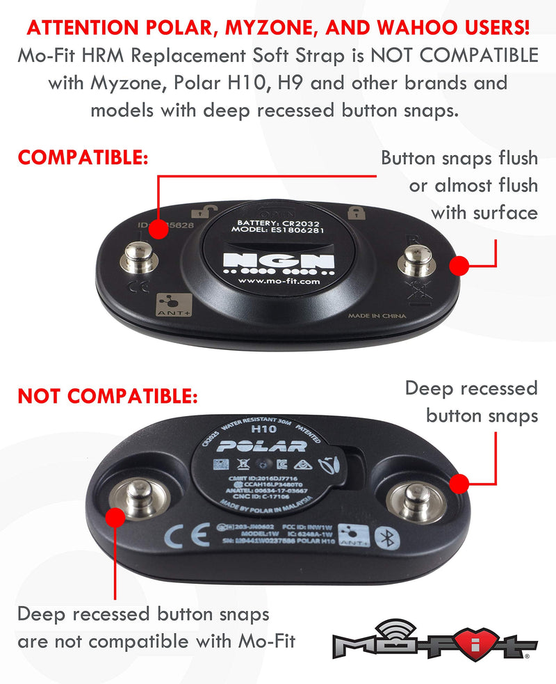 [Australia] - Heart Rate Monitor Soft Strap Replacement | Universal Replacement for Mo-Fit, Most Garmin, Wahoo Tickr and Polar H7 HRM Transmitters (NOT for MYZONE) M-XXL: 26”-39” (66-99 cm) Orange 