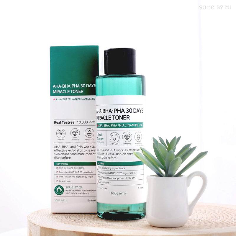 [Australia] - SOME BY MI AHA-BHA-PHA 30 DAYS MIRACLE TONER 150ml - Functional cosmetic toner, (Pack of 1) 