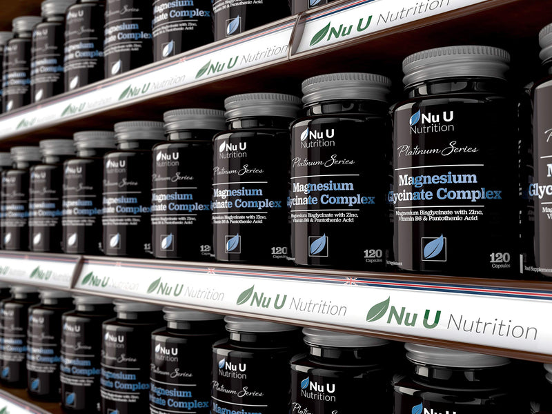 [Australia] - Magnesium Glycinate with Vitamin B6, Zinc and Pantothenic Acid - 250mg Elemental Magnesium from Chelated Magnesium - 120 Magnesium Bisglycinate Capsules - Vegan & Vegetarian 