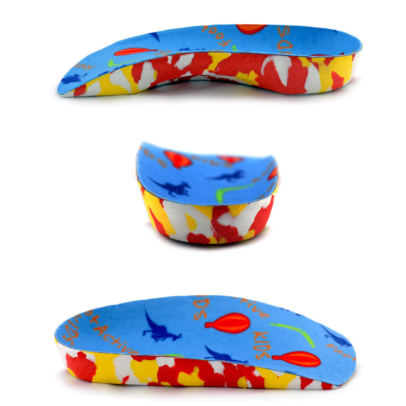 [Australia] - FootActive Children’s Arch Support Orthotic Insole Kids 3/4 | Medical-Grade for Sever's Disease, Plantar Fasciitis | Restores Natural Walking Pattern 11/13 UK CHILD 