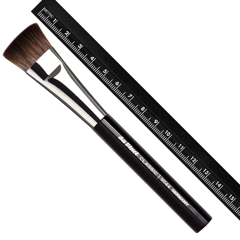 [Australia] - da Vinci Cosmetics Series 9244 Classic Blusher/Contour Brush, Flat Synthetic, 0.81 Ounce One Size Classic Contouring Flat 