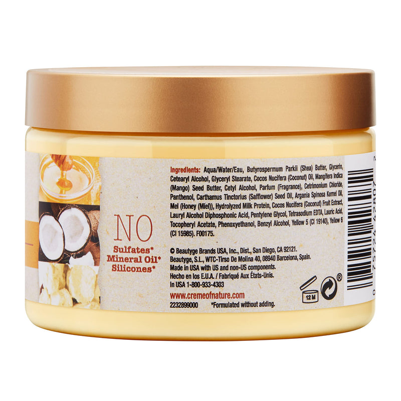[Australia] - Curl Cream for Curly Hair by Creme of Nature, Moisture Whip Twisting Cream for Dry Dehydrated Hair with Pure Honey, 11.5 Fl Oz 