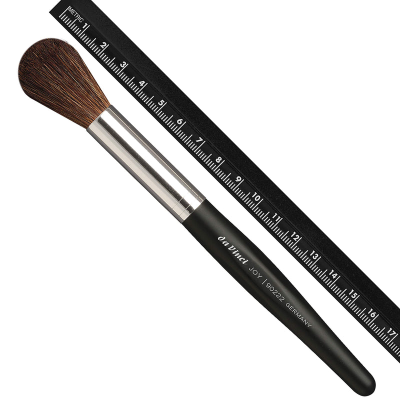 [Australia] - da Vinci Cosmetics Series 90222 JOY Blusher Brush, Round Natural Hair, 0.99 Ounce Joy Blusher Large Round 