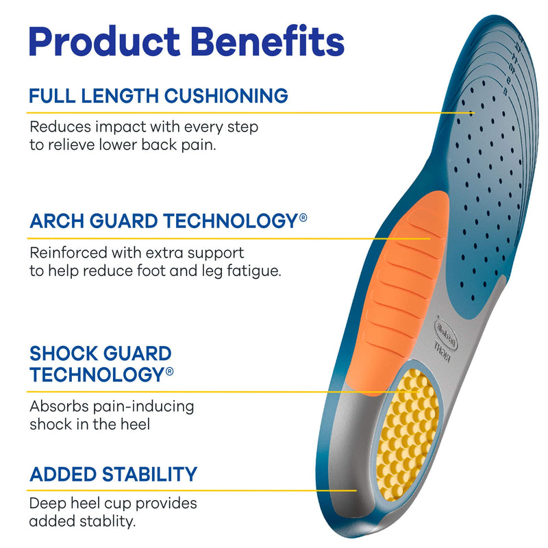 [Australia] - Dr. Scholl's Insoles for Women Extra Support Pain Relief Orthotics Shoe Inserts, Designed for Plus-Size, 1 Count Women’s Extra Support (6 -11) 