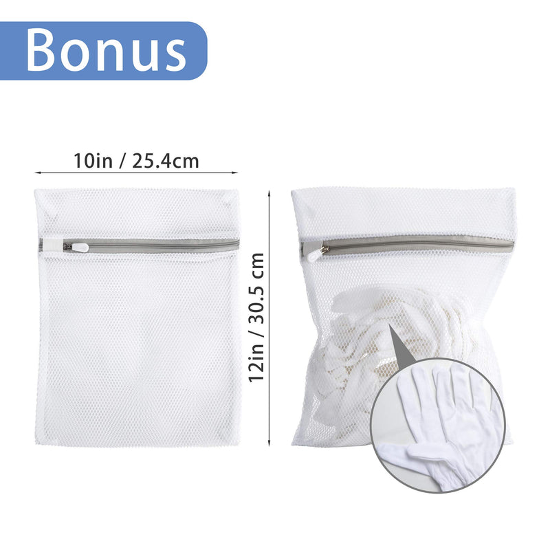 [Australia] - Moisturizing Gloves OverNight Bedtime Cotton | Cosmetic Inspection Premium Cloth Quality | Eczema Dry Sensitive Irritated Skin Spa Therapy Secure Wristband (1 Pair) 1 Pair 