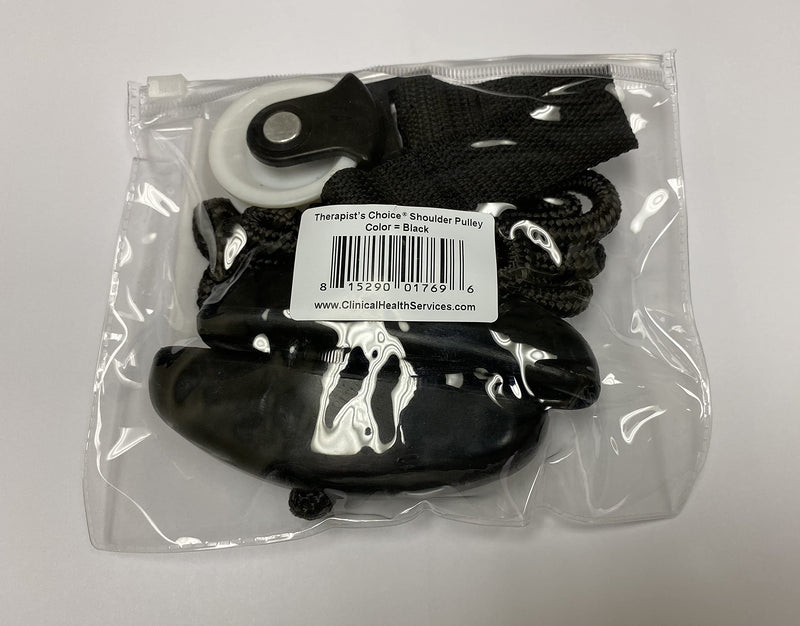 [Australia] - Therapist’s Choice® Shoulder Pulley, Over The Door (Black) Black 