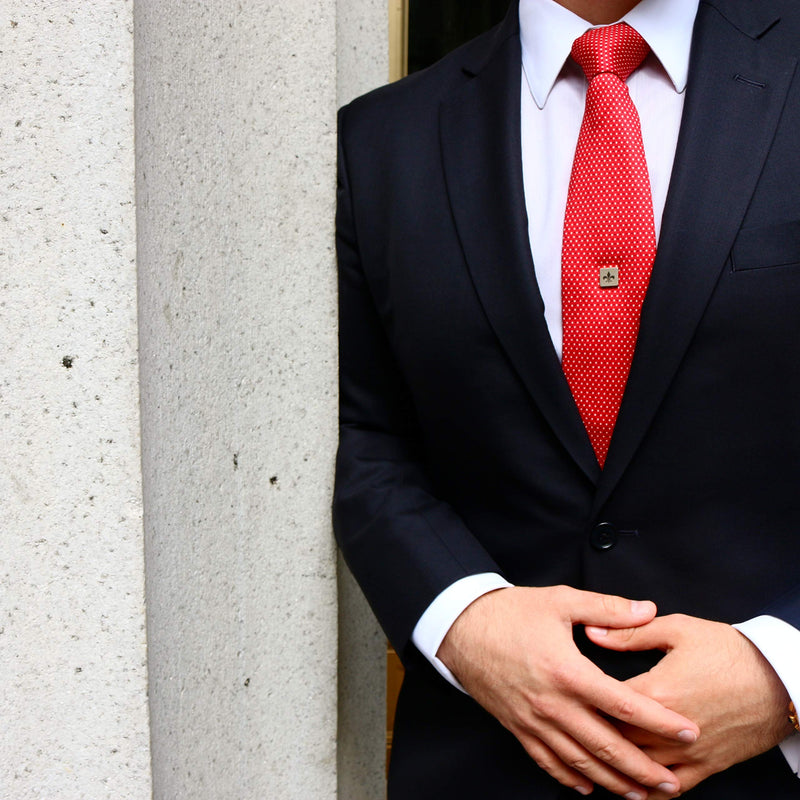 [Australia] - Tie Mags Fleur De Lis Magnetic Tie Clip 