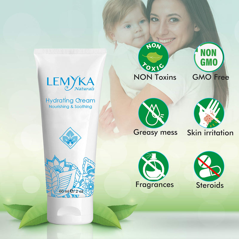 [Australia] - Eczema Cream for Baby, organic Itch relief therapy for dry skin, infant rash, atopic dermatitis, Hives, LEMYKA Soothing balm 