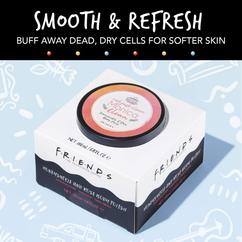 [Australia] - Friends TV Show Body Polish 200ml - Honeysuckle and Rose Scented 