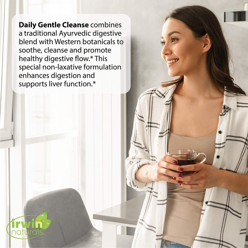 [Australia] - Irwin Naturals Daily Gentle Cleanse - Non-Laxative Formula with Triphala - 60 Liquid Softgels 