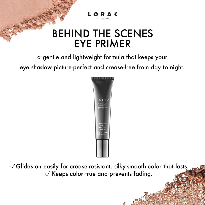 [Australia] - LORAC, Behind the Scenes Eye Primer, Lighweight Formula, Make Up Eye Primer for a Professional Make Up, For All Skin Types, Cruelty Free 