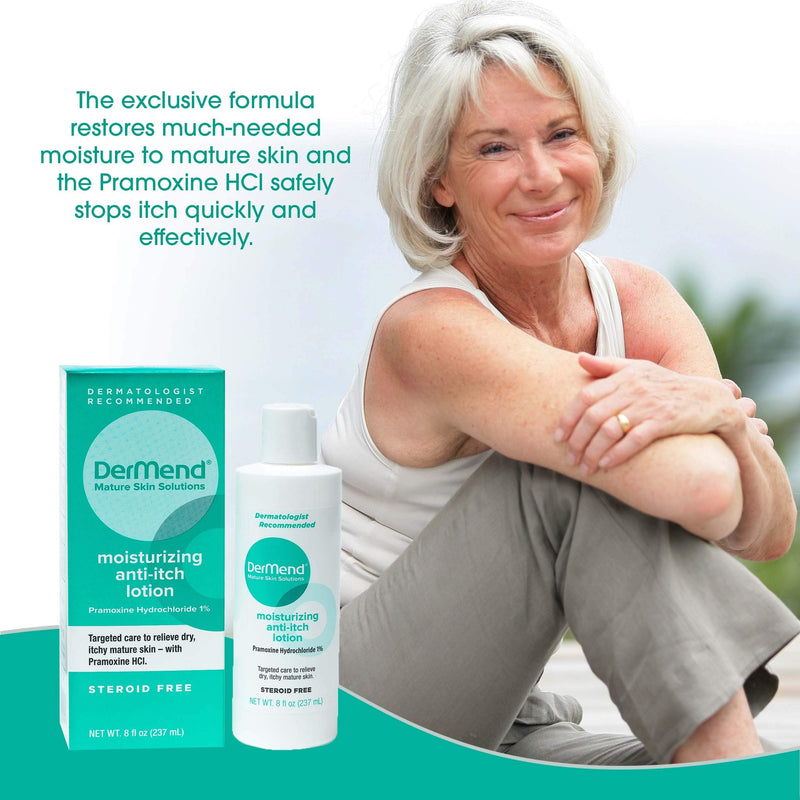[Australia] - DerMend Moisturizing Anti Itch Lotion Target Care for Dry, Itchy, Mature Skin 8 Ounces 