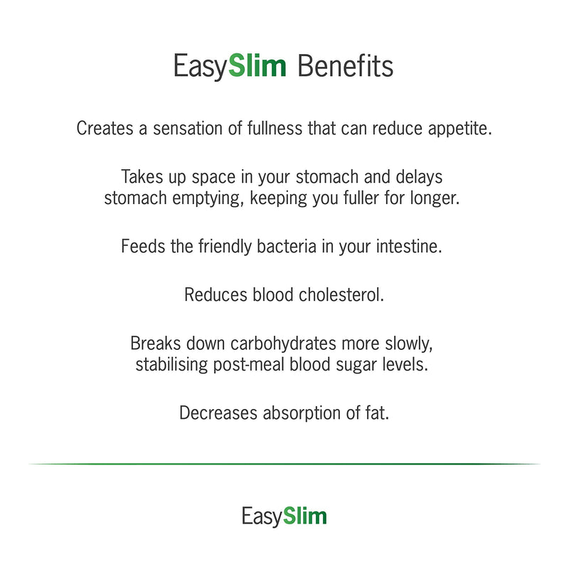 [Australia] - EasySlim Weight Loss Support for Men & Women | Glucomannan (Konjac Fibre) | Appetite Suppressant | Mind & Body Collection (1 Month Supply) 180 Count (Pack of 1) 