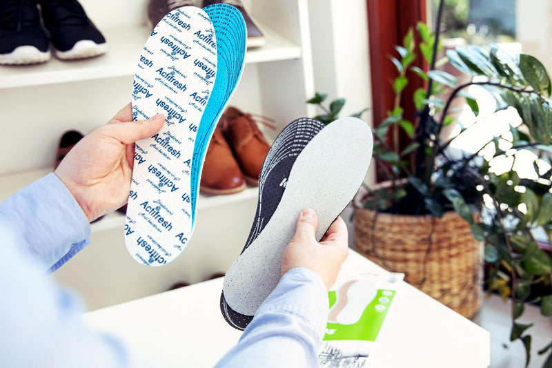 [Australia] - 6 Pair Pack Anti Odour Shoe Insoles Set with Odor Eating Charcoal | Shoe Inserts | Kaps Odour Stop | Cut to Size 