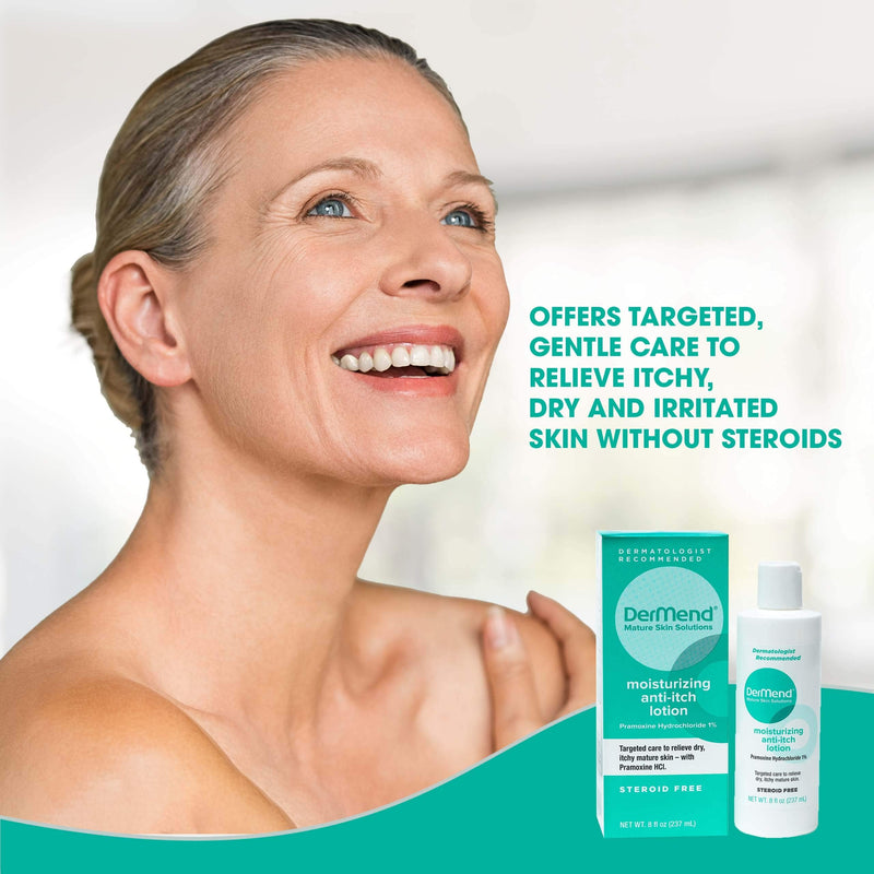 [Australia] - DerMend Moisturizing Anti Itch Lotion Target Care for Dry, Itchy, Mature Skin 8 Ounces 