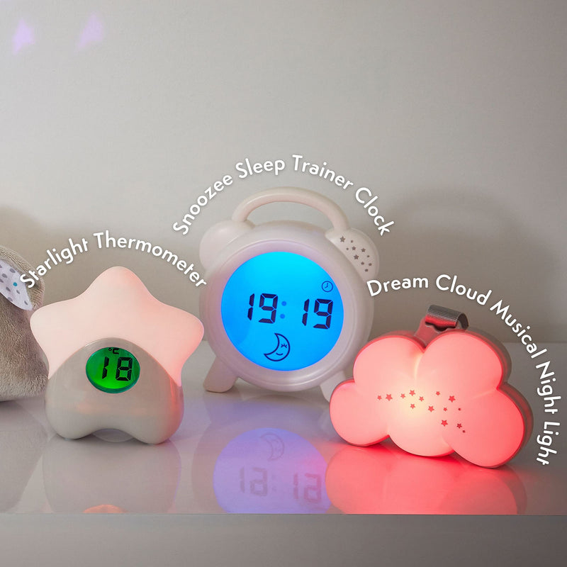 [Australia] - Purflo Starlight Colour Changing Baby Room Thermometer | USB Rechargeable Digital Temperature Monitor for Indoor & Nursery | One Of Your Baby Essentials 