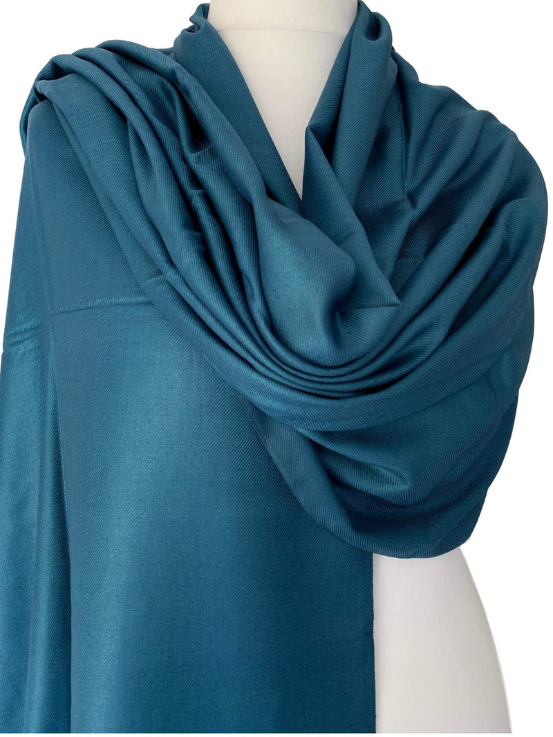 [Australia] - Purple Possum® Pashmina Wrap Ladies Fair Trade Shawl Oversized Scarf Wedding Prom Bridesmaids Accessories Teal 