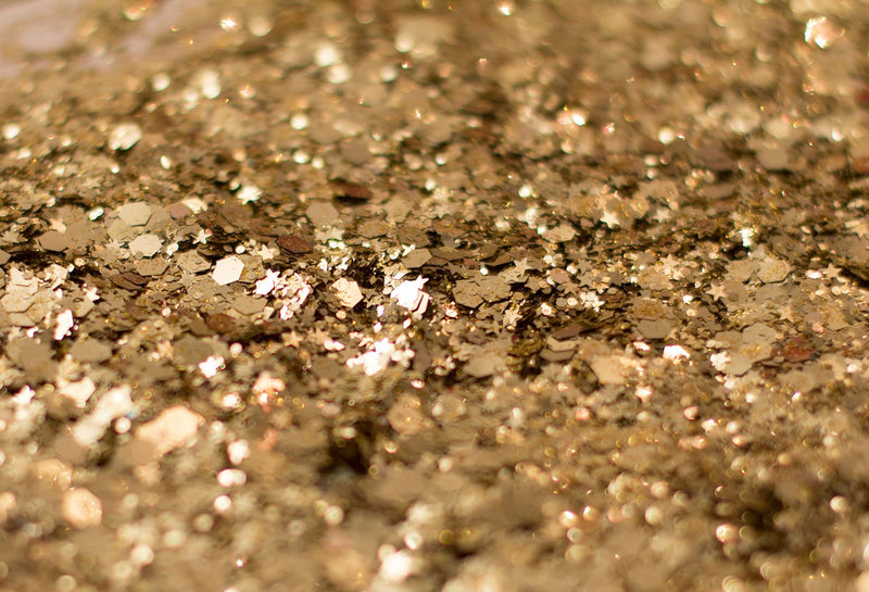 [Australia] - 24K Gold Chunky Glitter ✮ KARIZMA BEAUTY ✮ Festival Glitter Cosmetic Face Body Hair Nails 24K Gold 
