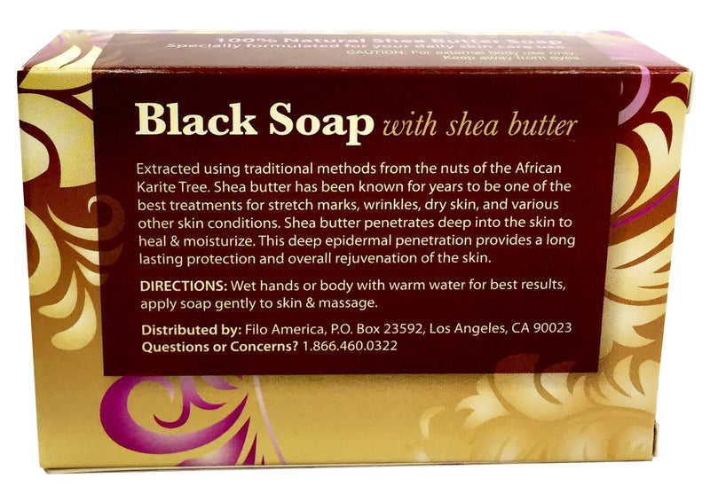 [Australia] - Black Soap with 100% Natural Shea Butter by Royal - Best Treatment For Stretch Marks, Wrinkles, and Dry Skin 