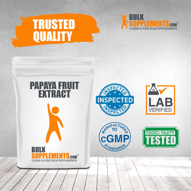 [Australia] - BulkSupplements.com Papaya Fruit Extract Powder - Immune Boost - Bone Marrow Supplements - Papaya Enzymes - Anti Alcohol Supplement - Papaya Powder (500 Grams - 1.1 lbs) 