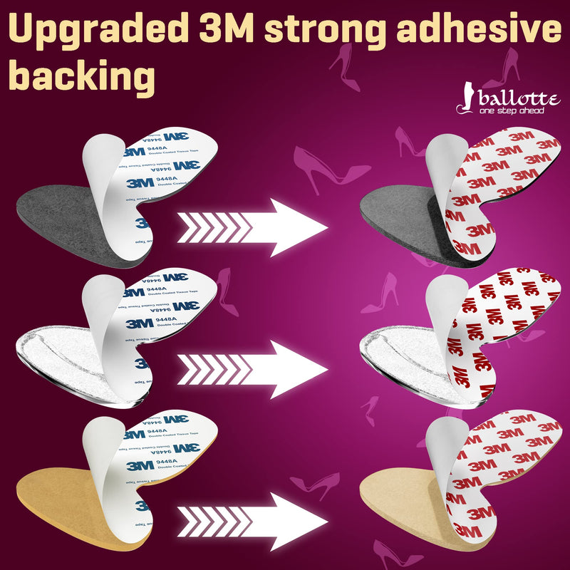 [Australia] - Premium Heel Grips for Ladies Shoes [Extra Sticky Heel Pads] Gel Shoe Insoles Great for New Shoes, Heel Protector Adds Volume, and Cushioning, Insoles for Women Shoes 4 Pairs One Size 