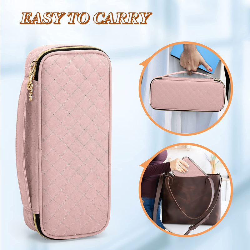 [Australia] - Damero Protective Stethoscope Case Compatible with 3M Littmann/ADC/Omron Stethoscope, Stethoscope Carrying Bag Travel Case for Nurse Accessories, Misty Rose 
