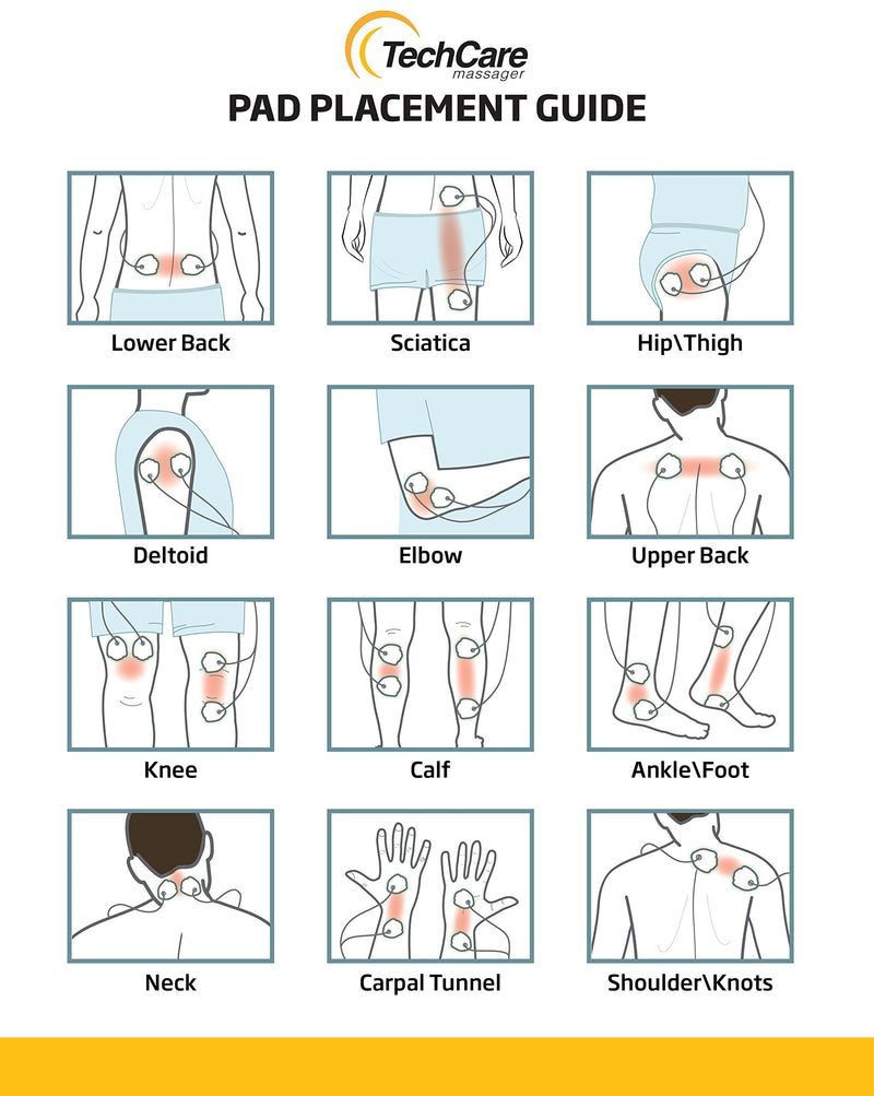 [Australia] - Tens Unit Muscle Stimulator 24 Modes EMS Pulse Massager Machine Device Neck Back Leg Shoulder Pain Relief [New Model] 