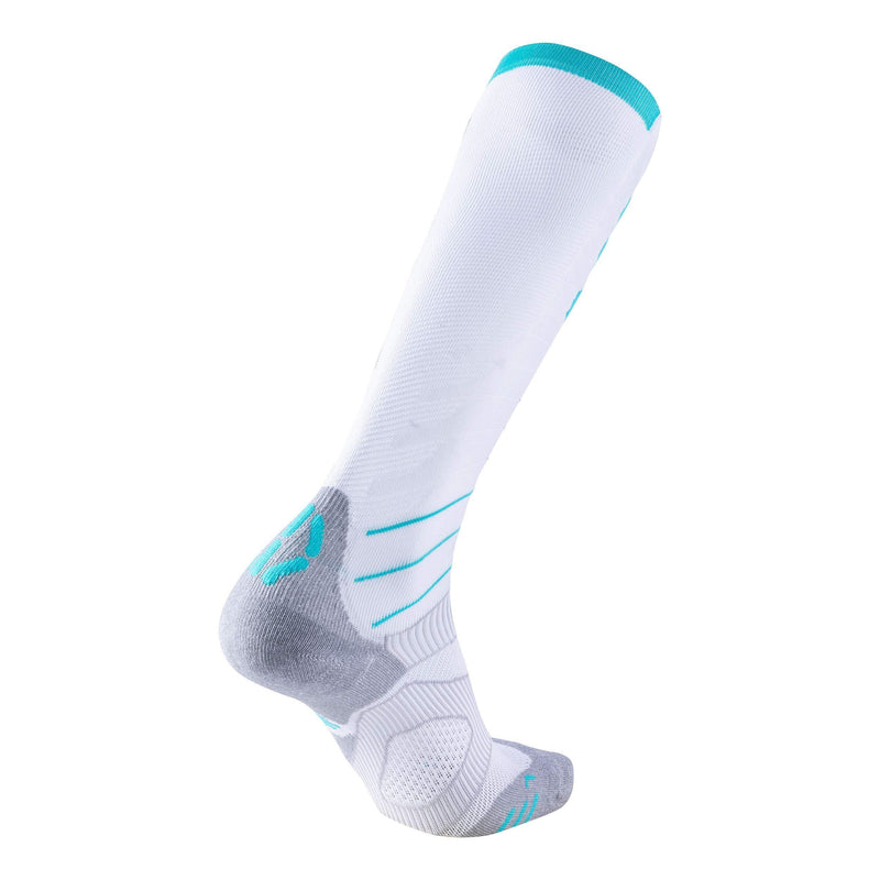 [Australia] - UYN Women's Ski Evo Race Lady Socks 35/36 White/Water Green 