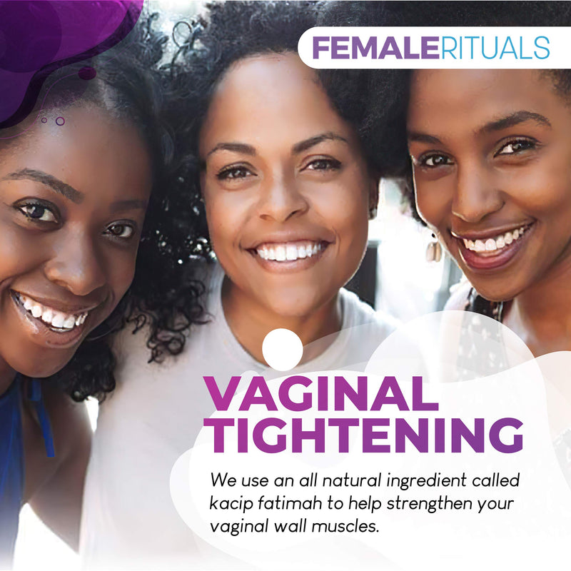 [Australia] - Female Rituals Yoni Balance Vaginal Tightening Pills with Kacip Fatimah, No Tightening Gel or Cream Needed - Vaginal Rejuvenation and Dryness Moisturizer 