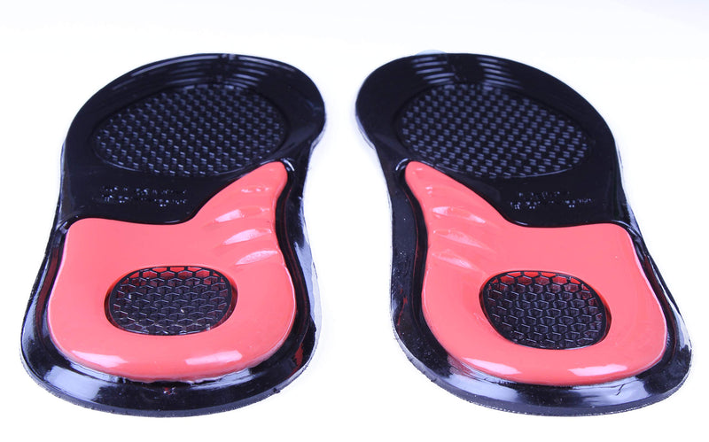 [Australia] - Pro11 wellbeing Massaging Gel Replacement Sports Orthotic Insoles with Comfort Zone for Impact Relief (8-13 Mens) Blue 
