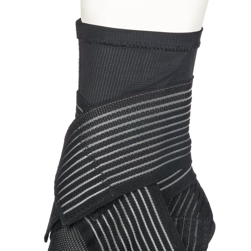 [Australia] - Cramer Products, Inc Active Ankle 329 Ankle Brace, Ankle Compression Sleeve with Straps for Men & Women, Braces for Volleyball, Football, Basketball, Rugby, Protection & Sprain Support, Black, Small 