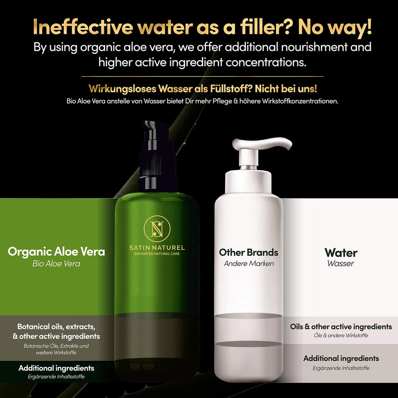 [Australia] - Aloe Vera Gel ORGANIC 100% ‚Äì Vegan Skin Care MADE IN GERMANY - Highest Quality ‚Äì 200 ml Violet Glass Bottle - Natural Cosmetics With Hyaluronic Acid, Spirulina & Jasmin 200 ml (Pack of 1) 